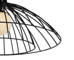 Habitat Kiso 2 Tier Opal Flush To Ceiling Light - Black -Cooking and dining Shop 9516241 R Z004A