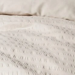 Habitat Seersucker Plain Taupe Bedding Set - Single -Cooking and dining Shop 9519956 R Z004A