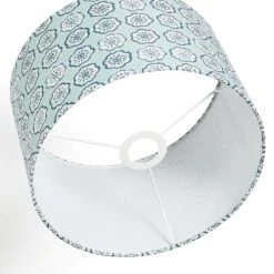 Habitat Country Floral Printed 30cm Drum Shade - Grey -Cooking and dining Shop 9521322 R Z003A
