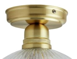 Habitat Perses Cut Glass And Brass Flush To Ceiling Light -Cooking and dining Shop 9521401 R Z002A