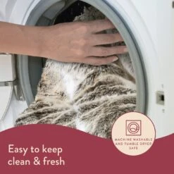 Dreamland Luxury Faux Fur Husky Heated Throw - Large -Cooking and dining Shop 9522204 R Z005A