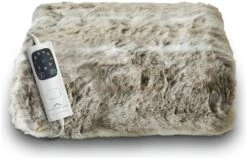 Dreamland Luxury Faux Fur Husky Heated Throw - Large -Cooking and dining Shop 9522204 R Z008A