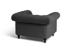 Habitat Chesterfield Velvet Armchair - Charcoal -Cooking and dining Shop 9522929 R Z003A