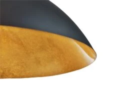 Habitat Yuno Leaf Pendant Shade - Black And Gold -Cooking and dining Shop 9524257 R Z002A