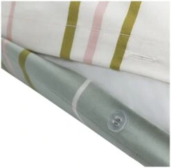 Habitat 180TC Sage Stripe Green Bedding Set - Single -Cooking and dining Shop 9524570 R Z005A