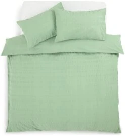 Habitat Reset Seersucker Sage Green Bedding Set - Single -Cooking and dining Shop 9526554 R Z002A