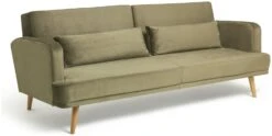 Habitat Andy Clic Clac Velvet Sofa Bed - Sage -Cooking and dining Shop 9531082 R Z003A