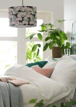 Habitat Cruz Scandi Printed 30cm Drum Shade -Cooking and dining Shop 9532287 R Z002C