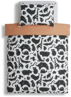 Habitat Kids Pure Cotton Twin Pack Bedding Set - Toddler 15 Habitat Kids Pure Cotton Twin Pack Bedding Set - Toddler -Cooking and dining Shop 9536551 R Z002A