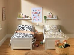 Habitat Kids Pure Cotton Twin Pack Bedding Set - Toddler 20 Habitat Kids Pure Cotton Twin Pack Bedding Set - Toddler -Cooking and dining Shop 9536551 R Z007A