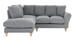 Habitat Carrie Fabric Left Hand Corner Chaise Sofa - Grey -Cooking and dining Shop 9539084 R Z003A