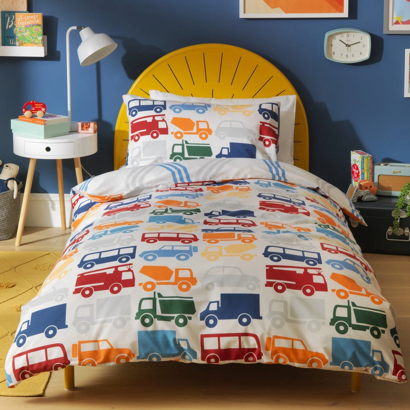 Habitat Kids Transport Multicolour Bedding Set - Single 1 Habitat Kids Transport Multicolour Bedding Set - Single