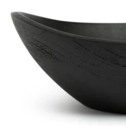 Habitat Mango Wood Serve Bowl - Black -Cooking and dining Shop 9544062 R Z002A