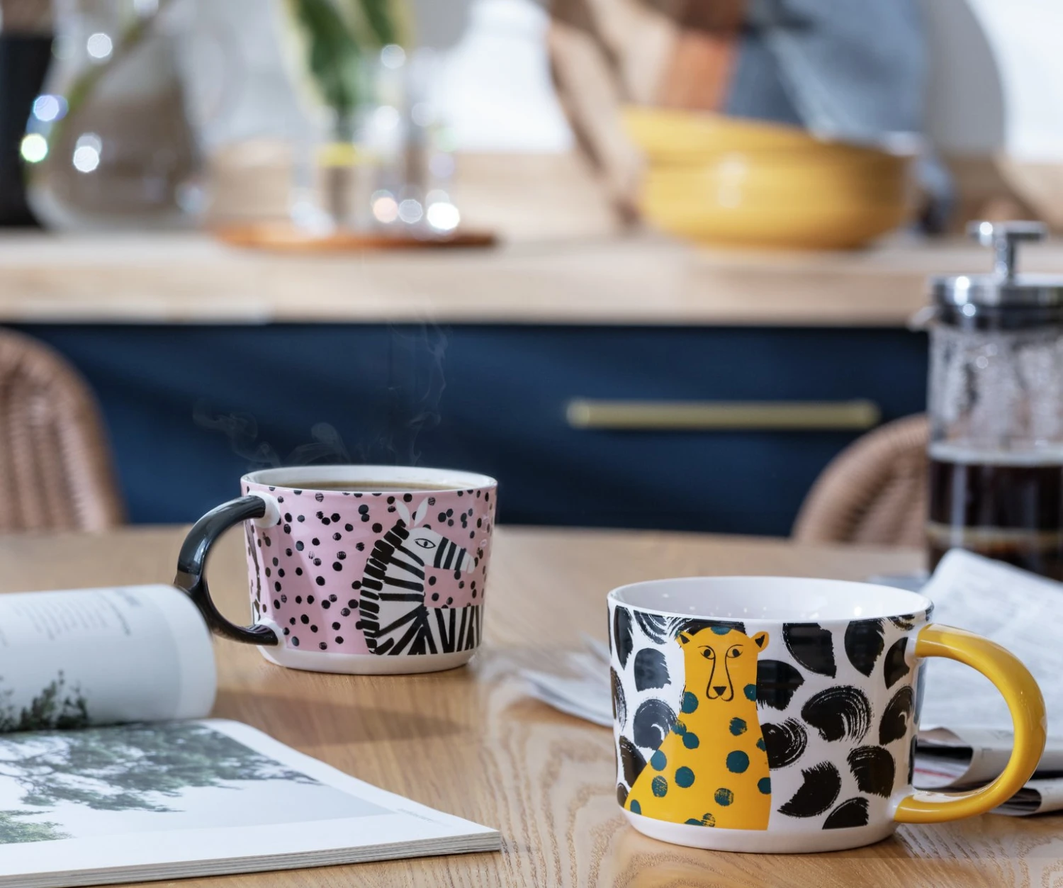 Habitat Global Set Of 4 Decal Mug Set 2 Habitat Global Set Of 4 Decal Mug Set - Image 2