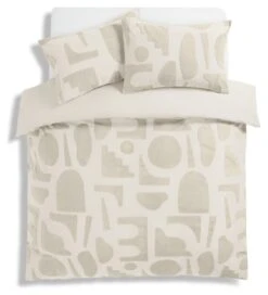 Habitat Velvet Panel Jacquard Shapes Bedding Set - Single -Cooking and dining Shop 9548446 R Z002A