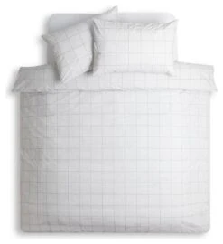 Habitat Country Grid White Bedding Set - Single -Cooking and dining Shop 9551598 R Z002A