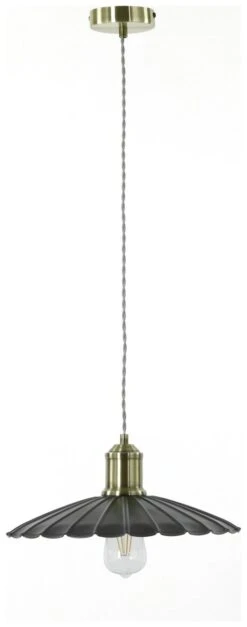 Habitat Pixie Pewter Metal Pendant Light - Nickel Finish -Cooking and dining Shop 9551835 R Z001C