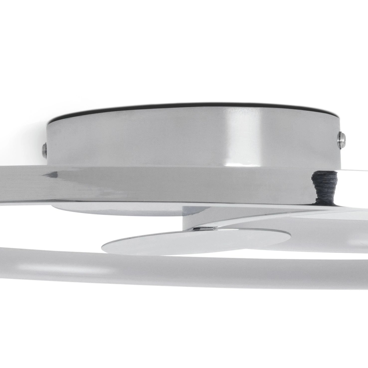 Habitat Pill Metal LED Flush Ceiling Light - Chrome 4 Habitat Pill Metal LED Flush Ceiling Light - Chrome - Image 4