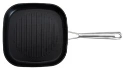 Habitat 24cm Anodised Aluminium Grill Pan - Black -Cooking and dining Shop 9556380 R Z005A