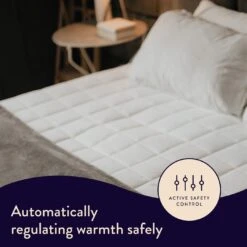 Dreamland Organic Cotton Warming Mattress Protector-Single 18 Dreamland Organic Cotton Warming Mattress Protector-Single -Cooking and dining Shop 9560321 R Z007A