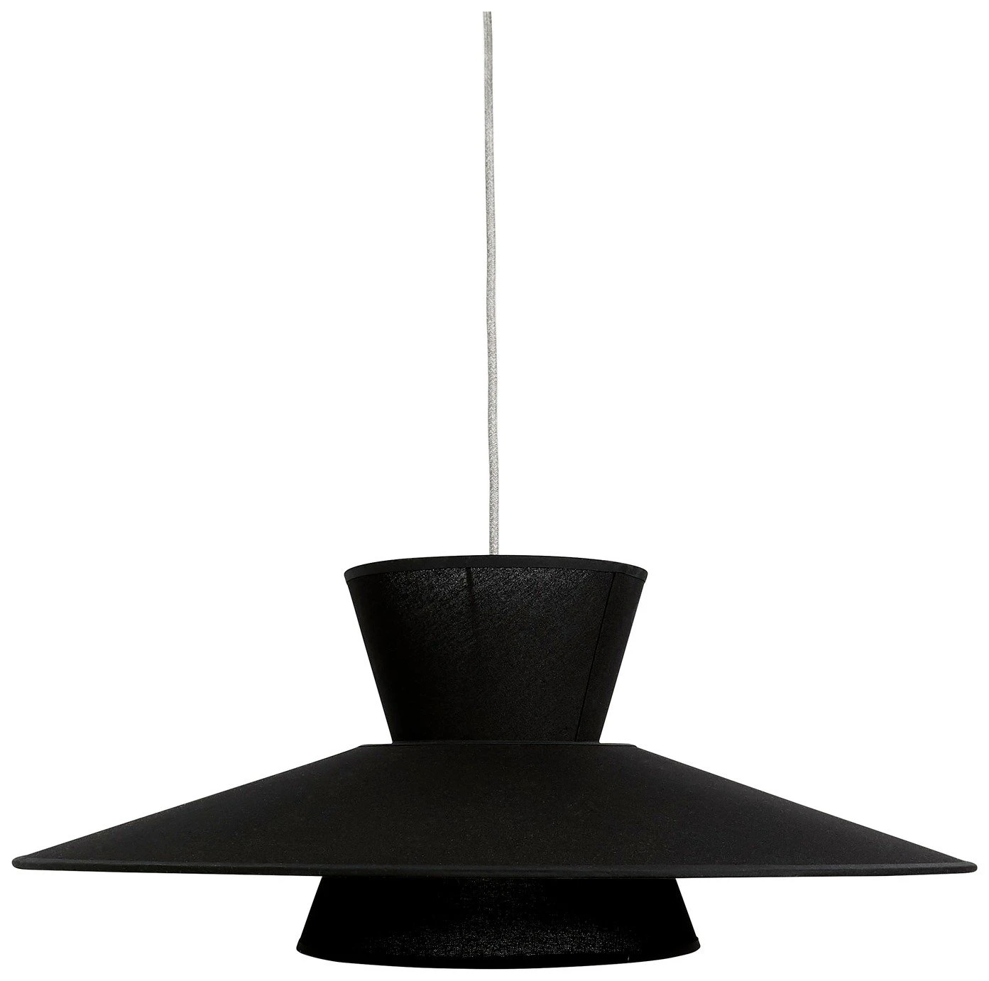 Habitat Linen Otton 2 Tier Easy Fit Shade - Black 2 Habitat Linen Otton 2 Tier Easy Fit Shade - Black - Image 2