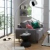 Habitat Nalone Arc Floor Lamp – Chrome & Marble