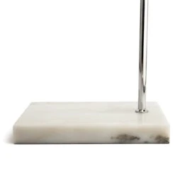 Habitat Nalone Arc Floor Lamp – Chrome & Marble -Cooking and dining Shop 9562415 R Z003A