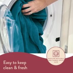 Dreamland Snuggle Up Teal Heated Throw - Large 13 Dreamland Snuggle Up Teal Heated Throw - Large -Cooking and dining Shop 9562745 R Z005A