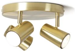 Habitat 3 Light Spotlight Plate - Brass 10 Habitat 3 Light Spotlight Plate - Brass -Cooking and dining Shop 9563366 R Z006A