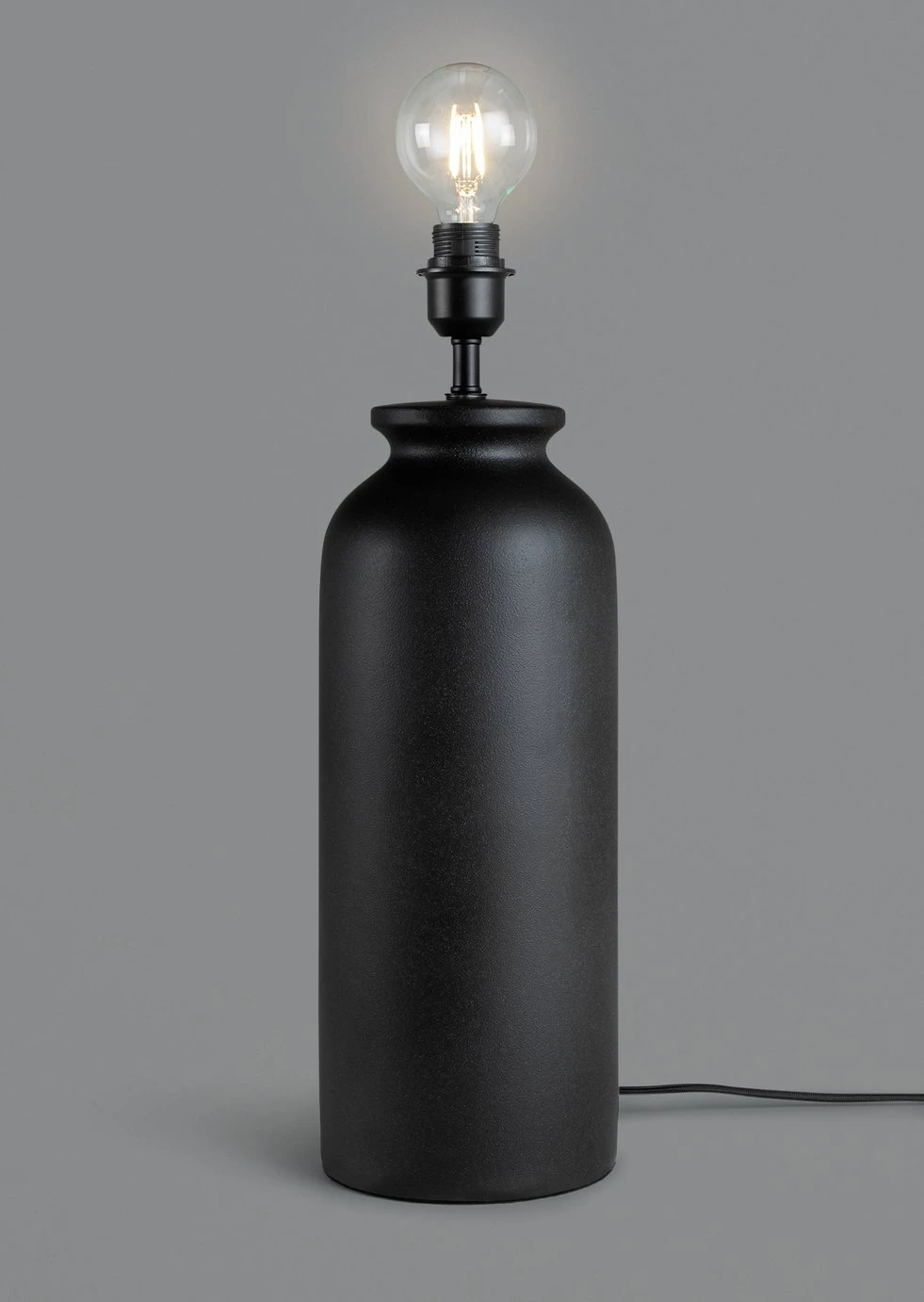 Habitat Hashi Ceramic Table Lamp - Black & Beige 9 Habitat Hashi Ceramic Table Lamp - Black & Beige - Image 9