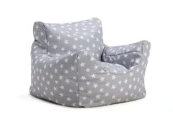 Habitat Kids Funzee Grey Stars Bean Bag -Cooking and dining Shop 9571815 R Z003A