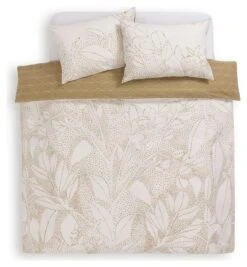 Habitat Cotton Floral Dobby Brown Bedding Set - Single -Cooking and dining Shop 9574692 R Z002A