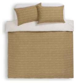 Habitat Cotton Floral Dobby Brown Bedding Set - Single -Cooking and dining Shop 9574692 R Z004A