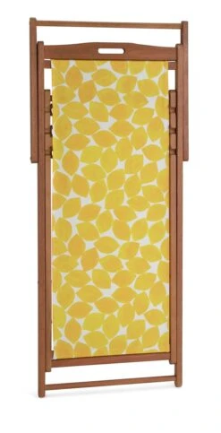 Habitat Folding Wooden Garden Deck Chair - Yellow 17 Habitat Folding Wooden Garden Deck Chair - Yellow -Cooking and dining Shop 9578227 R Z006A