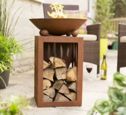 La Hacienda Aged Effect Fire Bowl