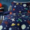 Habitat Kids Glow In The Dark Space Bedding Set - Toddler