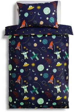 Habitat Kids Glow In The Dark Space Bedding Set - Toddler -Cooking and dining Shop 9581001 R Z002A