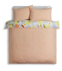 Habitat Panel Stripe Print Multicolour Bedding Set - Single -Cooking and dining Shop 9584297 R Z002A