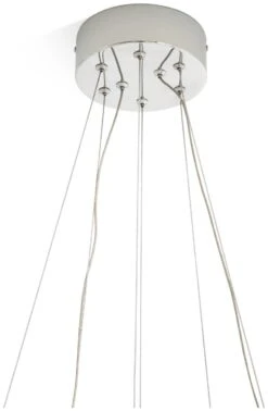 Habitat Yang 2 Tier LED Glass Chandelier - Chrome -Cooking and dining Shop 9584448 R Z004A