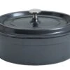 Habitat 4.2LT Cast Aluminium Casserole Dish - Black