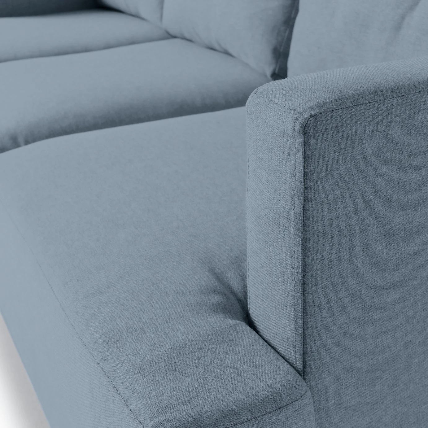 Habitat Joshua Fabric 3 Seater Sofa - Blue 8 Habitat Joshua Fabric 3 Seater Sofa - Blue - Image 8