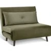 Habitat Roma Small Double Velvet Chairbed - Sage Green