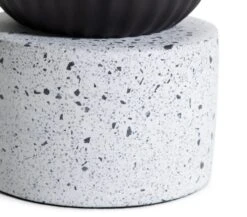 Habitat Rallie Smoked Glass Terrazzo Table Lamp – Grey -Cooking and dining Shop 9595396 R Z003A
