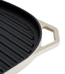 Habitat Large Cast Iron Grill Pan - Cream -Cooking and dining Shop 9596120 R Z003A