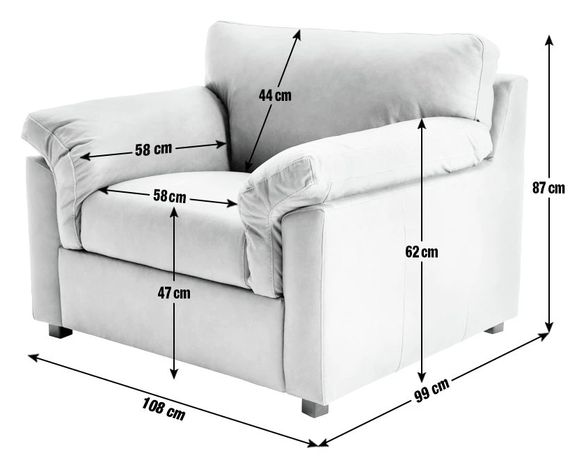 Habitat Florence Leather Armchair - Tan 4 Habitat Florence Leather Armchair - Tan - Image 4