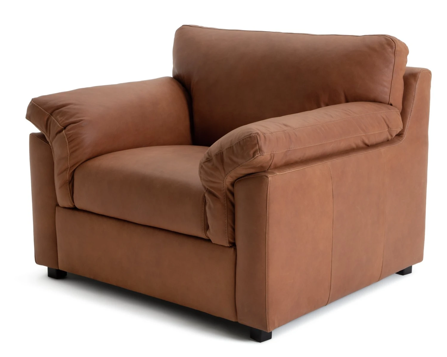 Habitat Florence Leather Armchair - Tan 5 Habitat Florence Leather Armchair - Tan - Image 5