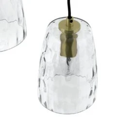 Habitat Webb 5 Light Cluster Pendant - Glass & Brass -Cooking and dining Shop 9600573 R Z002A
