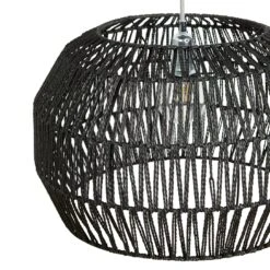 Habitat Neda Rope 55cm Shade - Black -Cooking and dining Shop 9604359 R Z002A