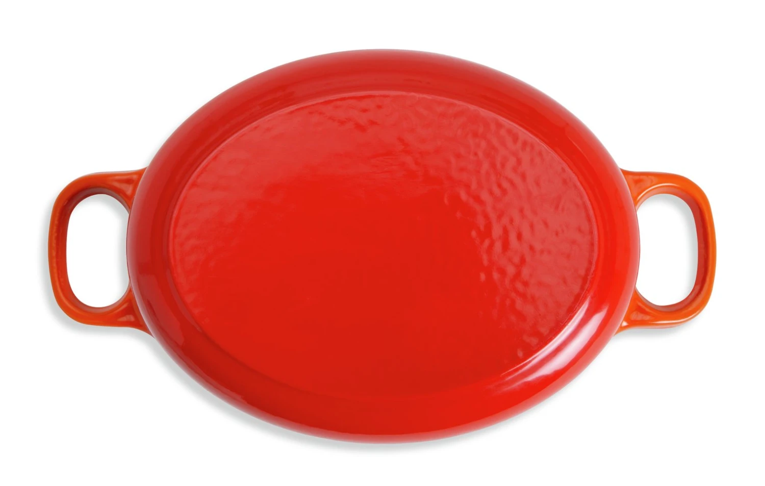 Habitat 2.4Litre Oval Cast Iron Casserole Dish - Orange 5 Habitat 2.4Litre Oval Cast Iron Casserole Dish - Orange - Image 5