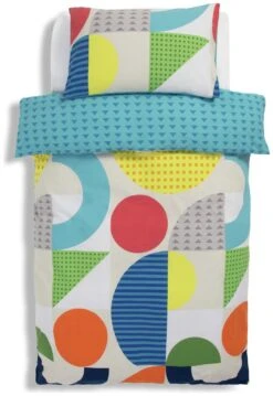 Habitat Kids Geo Shapes Twin Pack Bedding Set - Double -Cooking and dining Shop 9610790 R Z004A